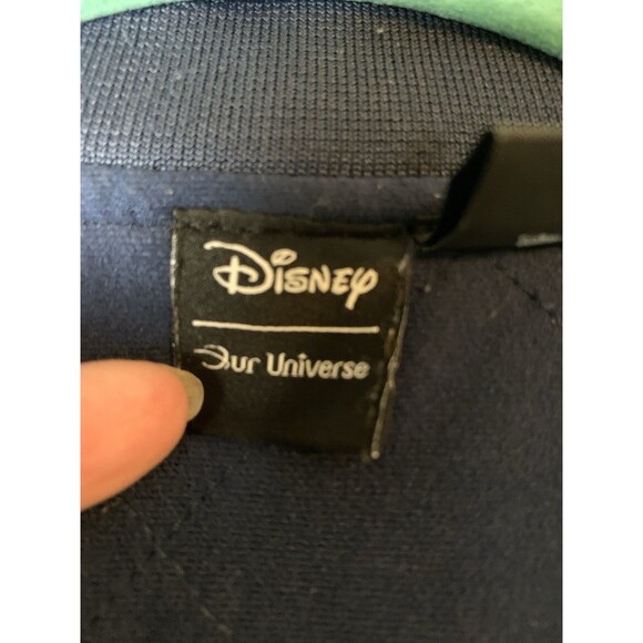 Disney Mickey Mouse Denim Jean Varsity Jacket XXL Our Universe THE ONE AND ONLY - Picture 4 of 10